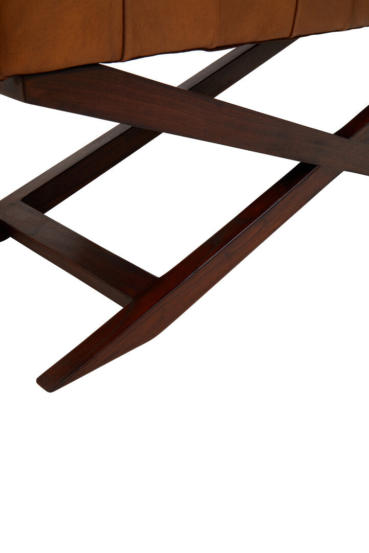 Pistoia Bench With Cross Base