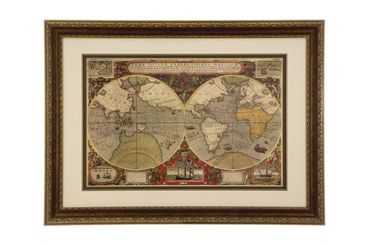 Querila World Map Wall Art