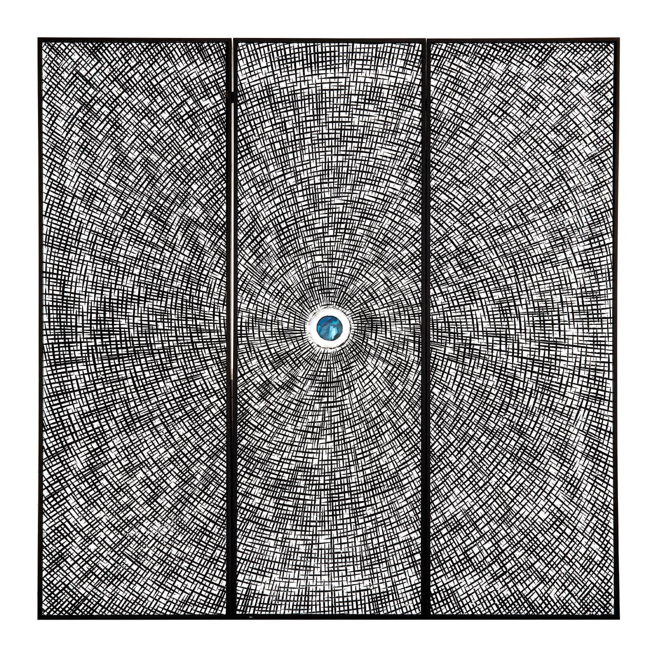 Querina Wood Carving And Circle Wall Art