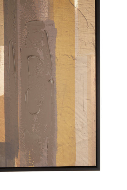 Queridora Ochre Canvas Wall Art