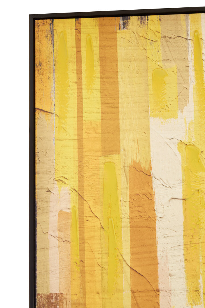 Queridora Ochre Canvas Wall Art