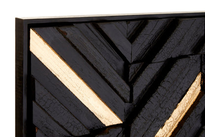 Querira Black Wood Carving Wall Art