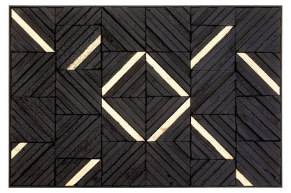 Querira Black Wood Carving Wall Art