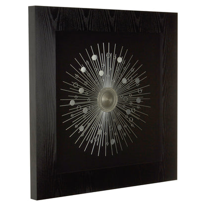 Querire Framed Silver Abstract Wall Art