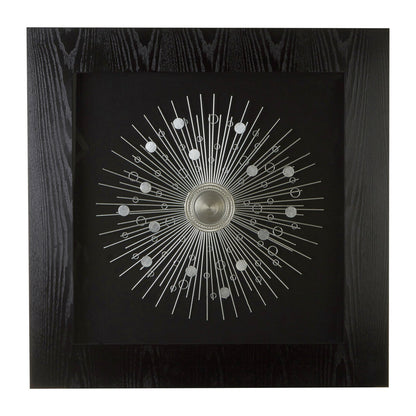 Querire Framed Silver Abstract Wall Art