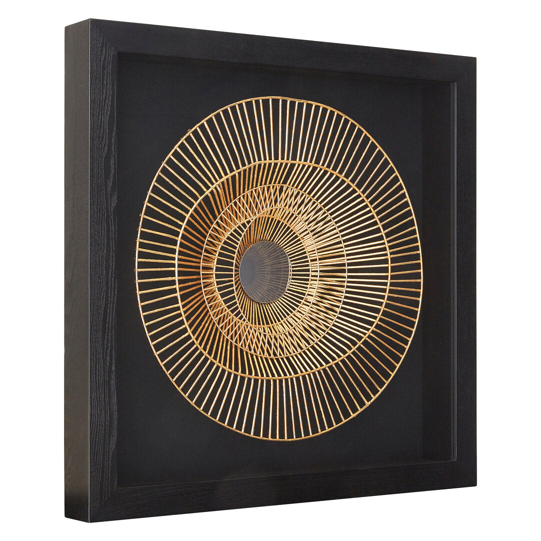 Quoza Gold And Black Wall Art
