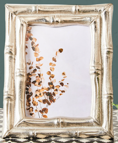Lumiria Silver Finish Bamboo Effect 5In x 7In Photo Frame