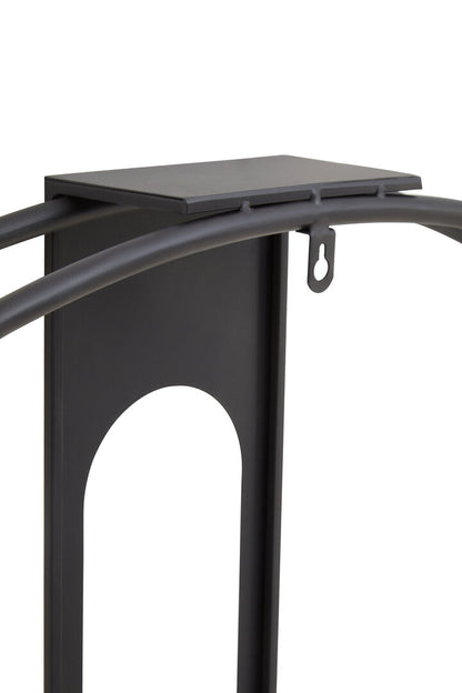 Tessla Black Metal Wall Clock