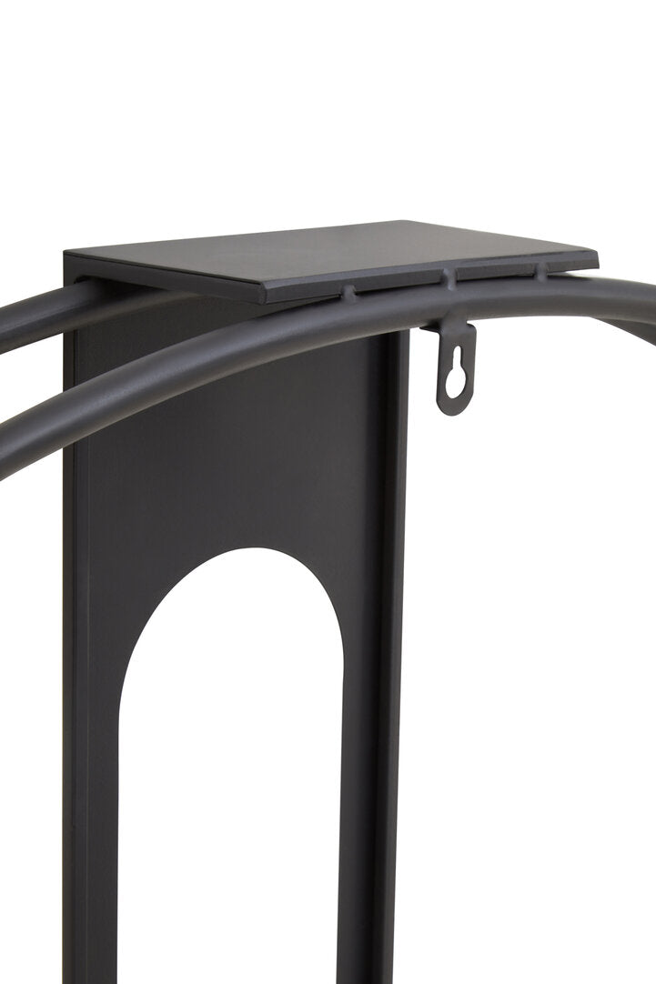 Tessla Black Metal Wall Clock