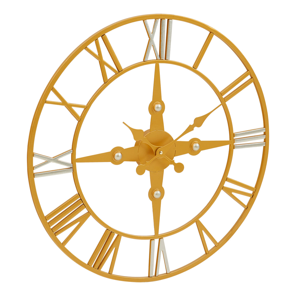 Velanza Gold and Silver Wall Clock