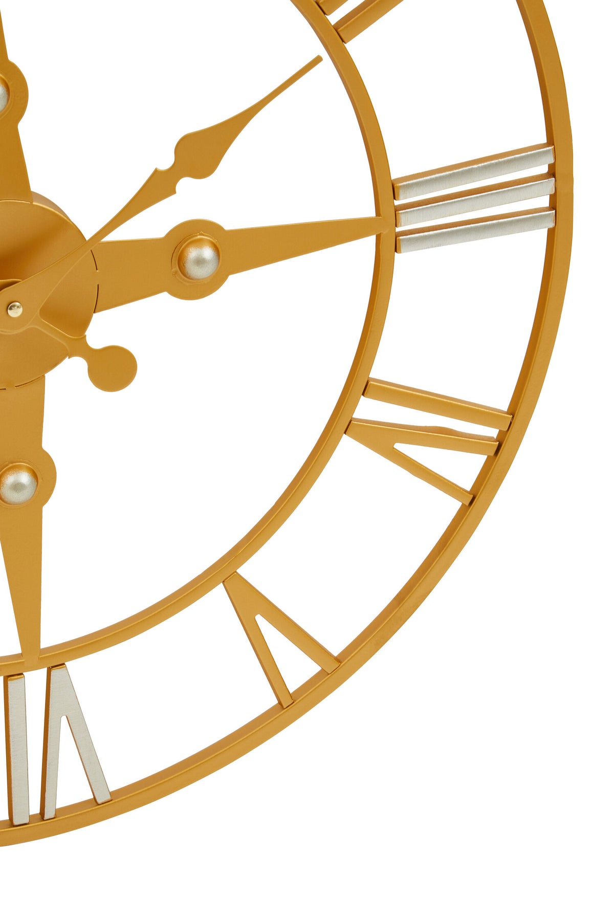 Velanza Gold and Silver Wall Clock