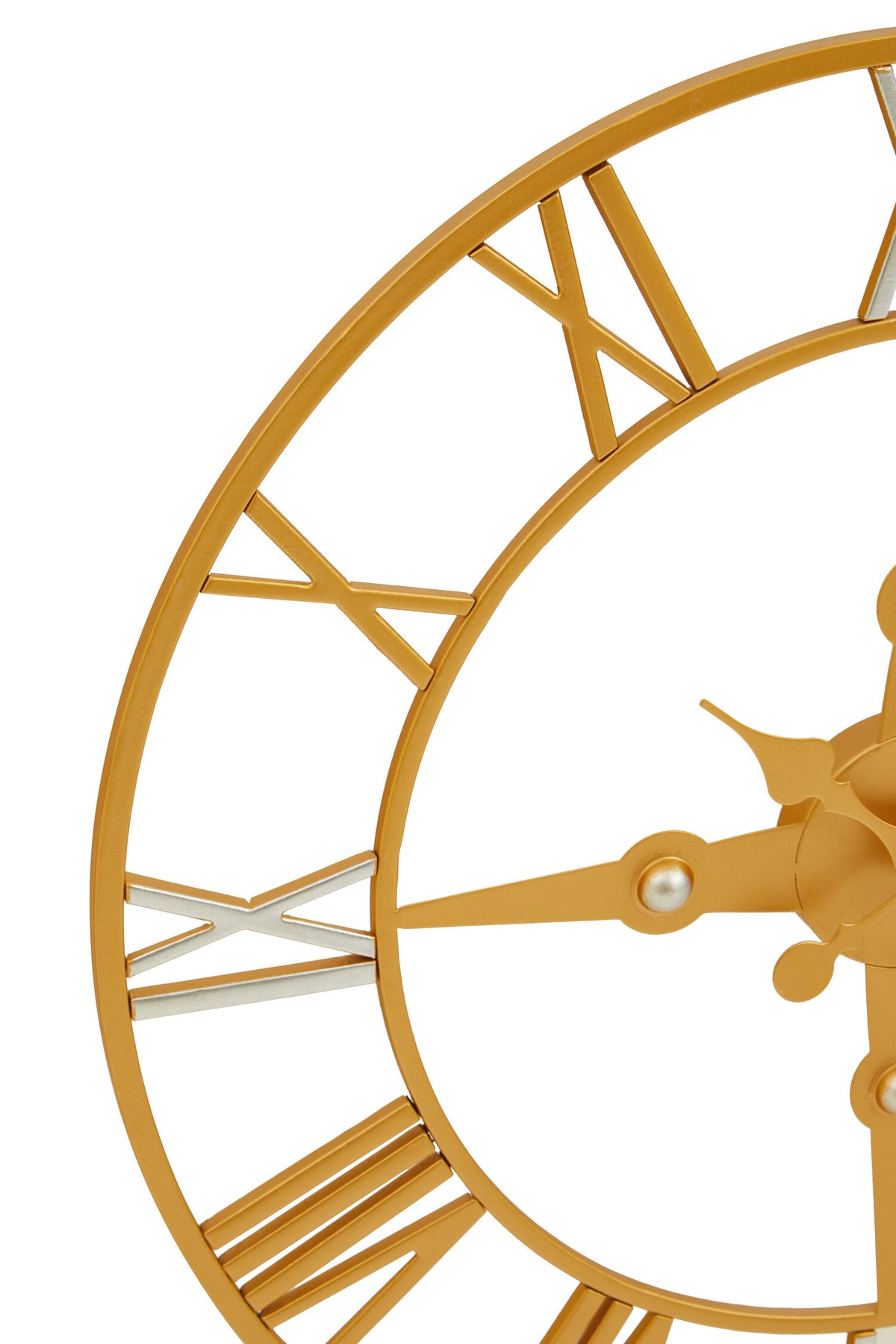 Velanza Gold and Silver Wall Clock