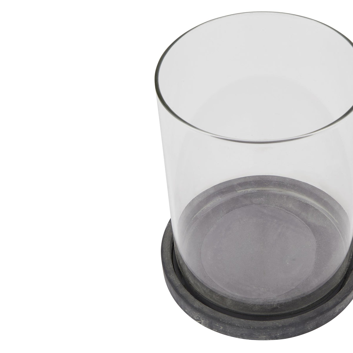 Nivelleth Grey Large Hurricane Lantern — product-only view