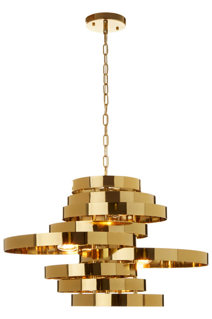 Arira 5 Bulb Gold Finish Light (Chandelier)