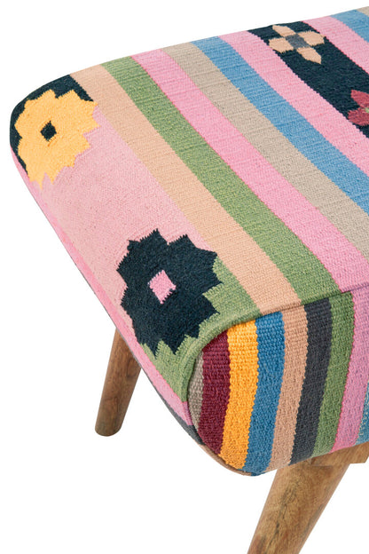 Bella Multicolour Footstool