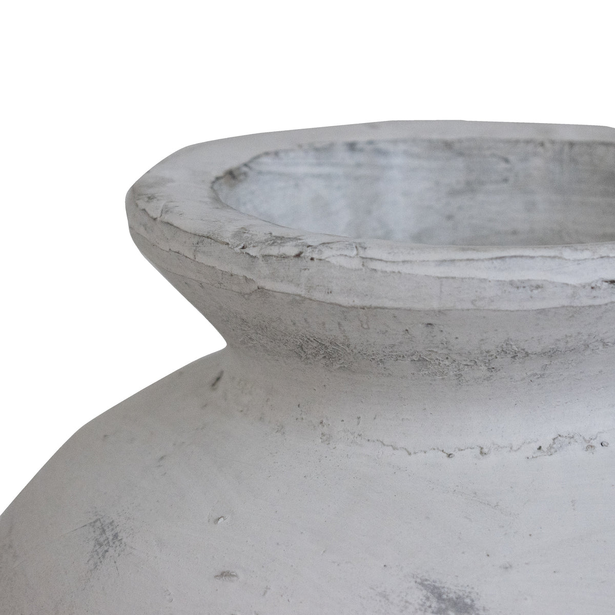 Stellvik Antique White Vase — product-only view