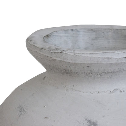 Stellvik Antique White Vase — product-only view
