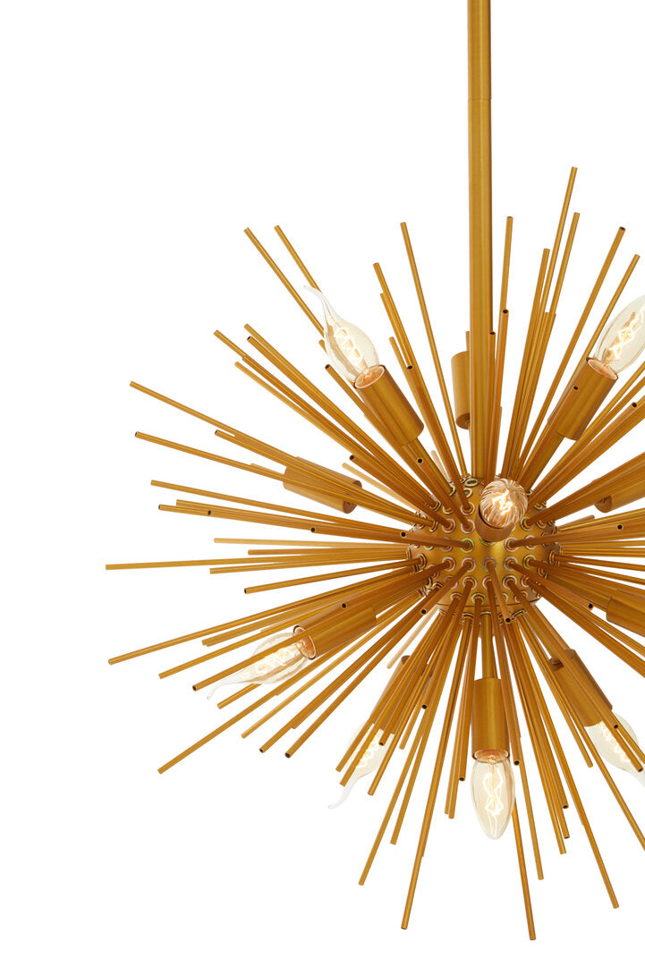 Arinello Brass Finish Metal Pendant Light