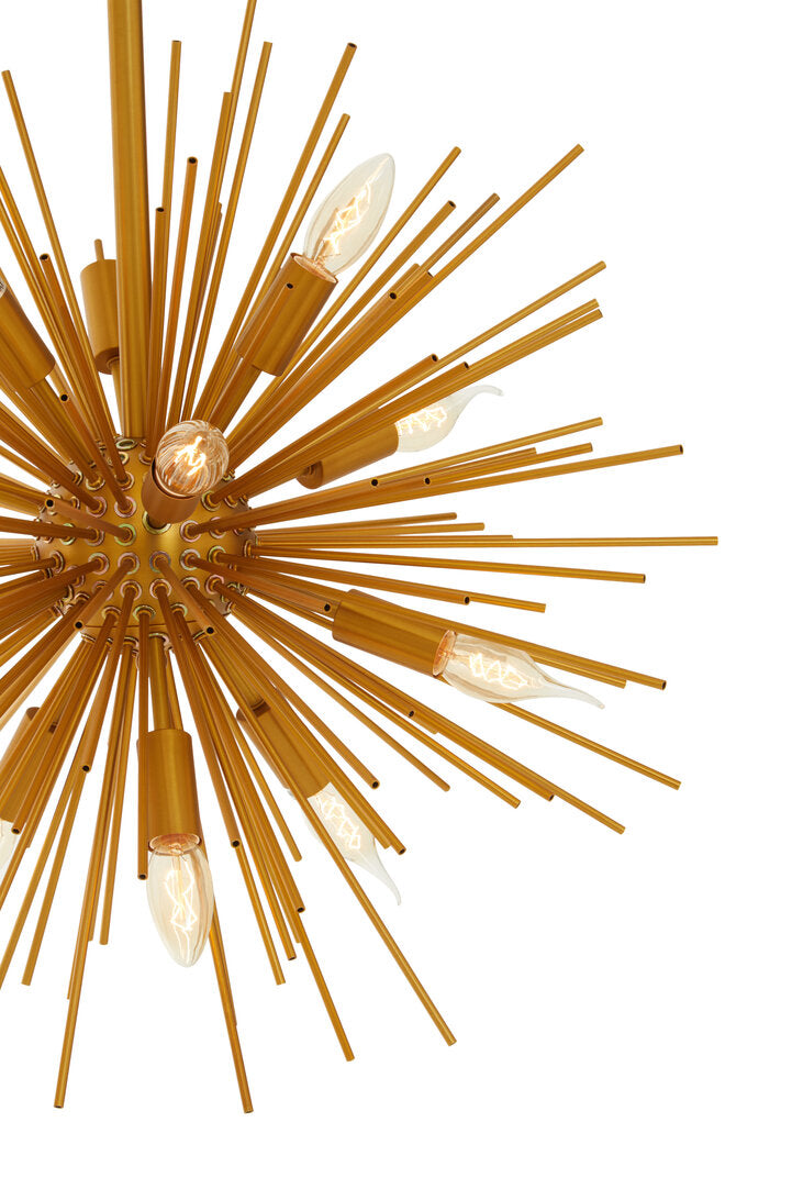 Arinello Brass Finish Metal Pendant Light