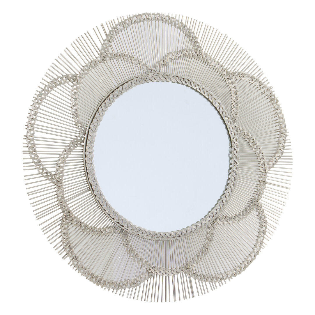 Ancona Floral Effect Wall Mirror