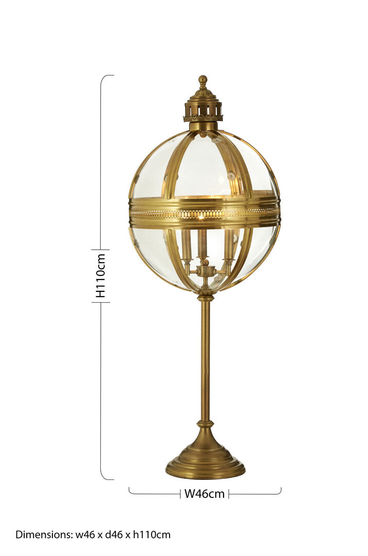 Arilina Brass Finish Table Lamp