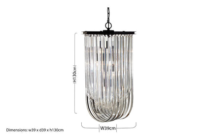 Arino Townhouse Long Pendant Light
