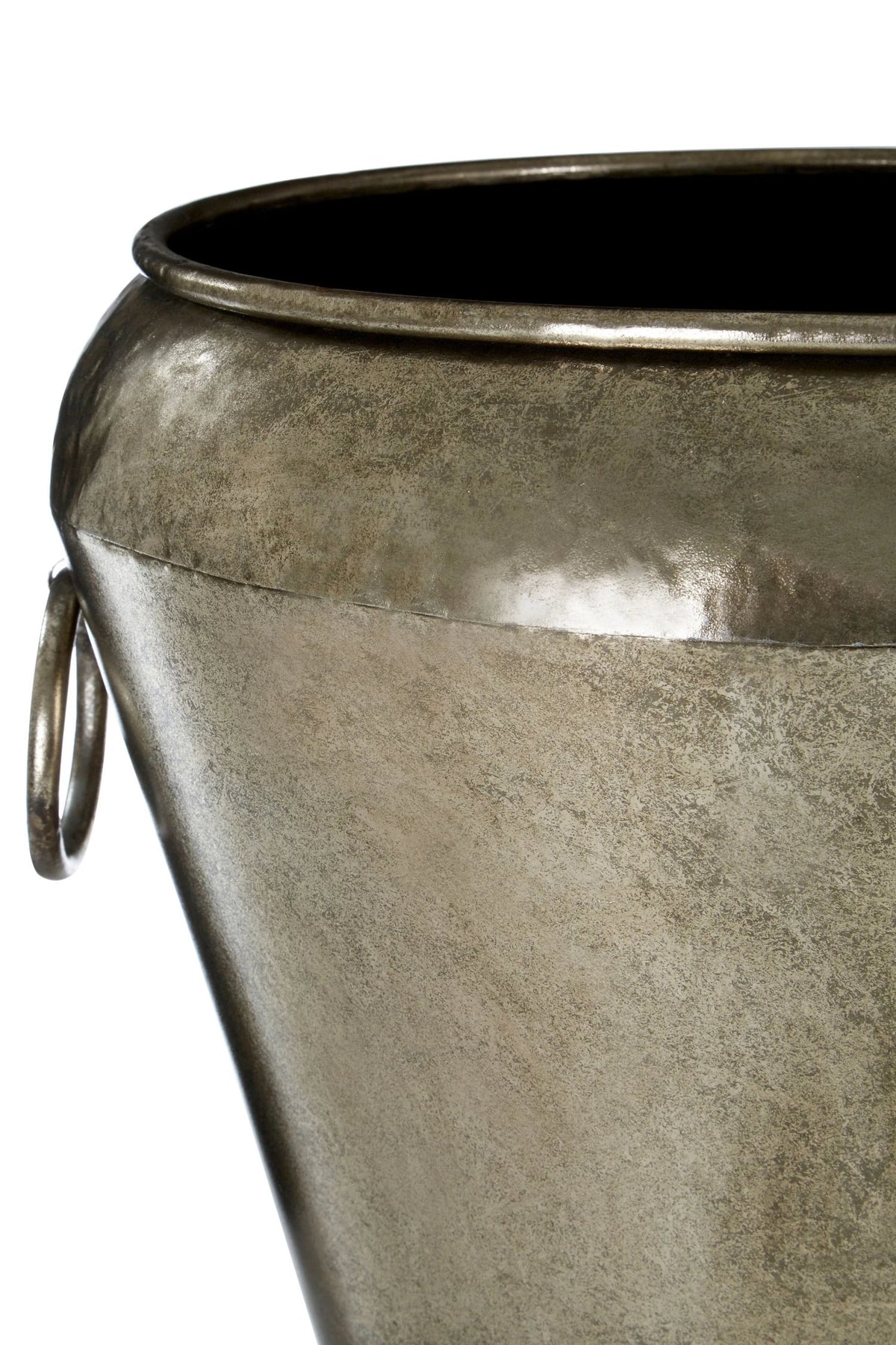Lumilo Antique Silver Planters Set of 2