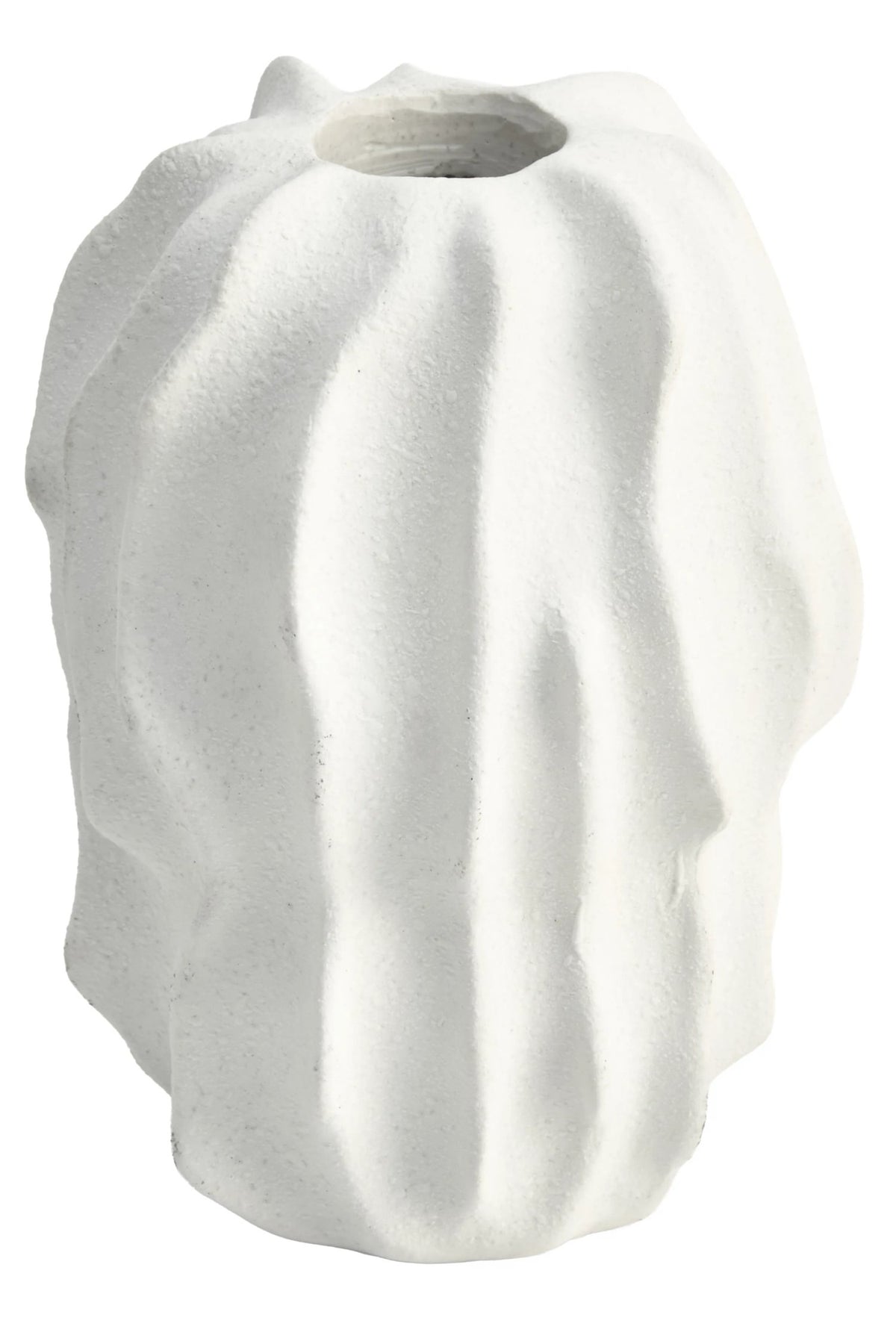 Harlow Small White Textured Vase image 3