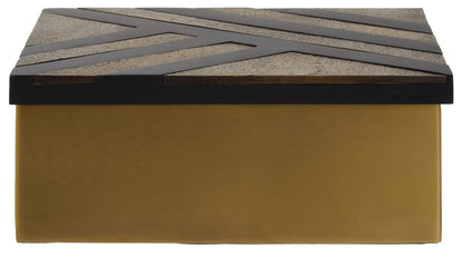 Pelvath Black Acacia Gold Large Box image 1