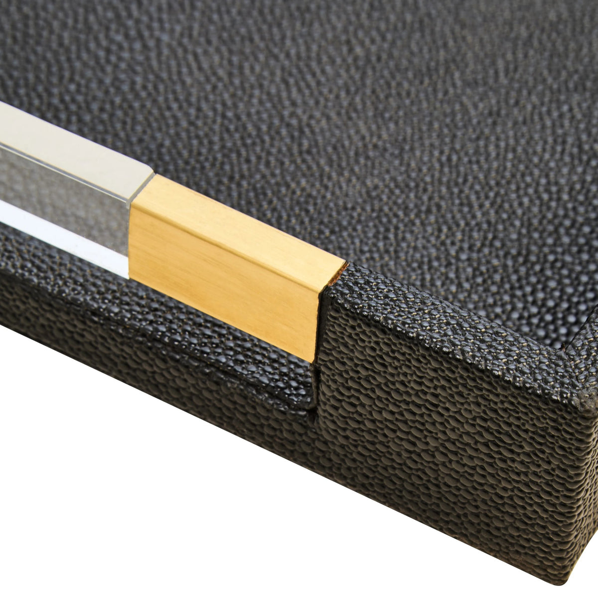 Rochester Set Black Shagreen Trays Tray image 9