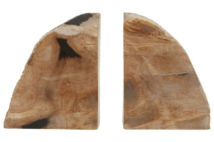 Ebbvik Set Petrified Wood Bookends image 1