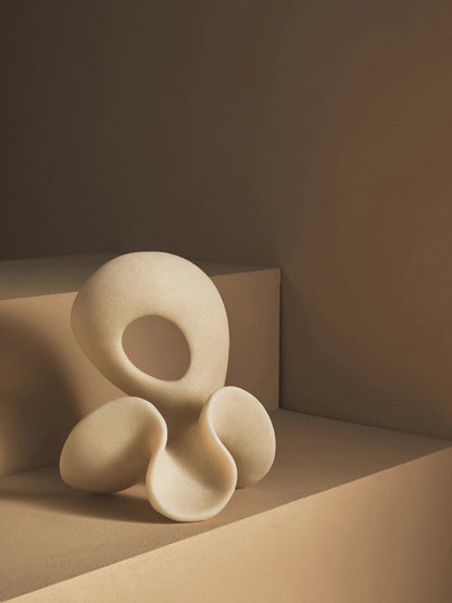 Hampstora White Marble Small Loop Sculpture image 5