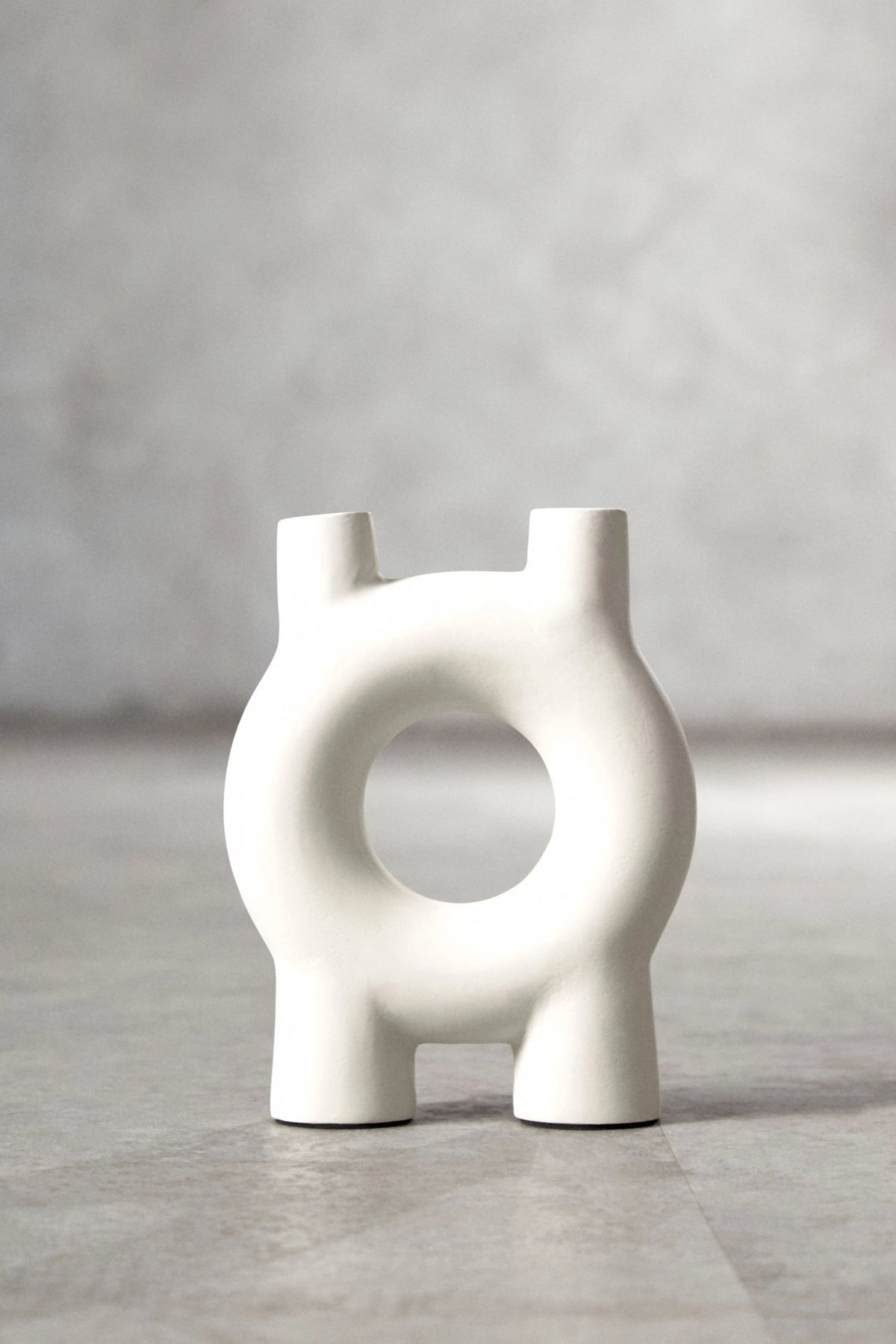 Randvik Small Cream Candle Holder image 4