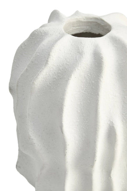 Harlow Small White Textured Vase image 4