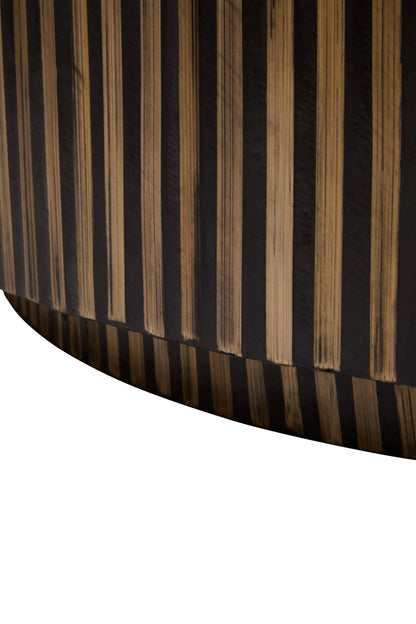 Selma Black Bamboo Inlay Coffee Table image 10
