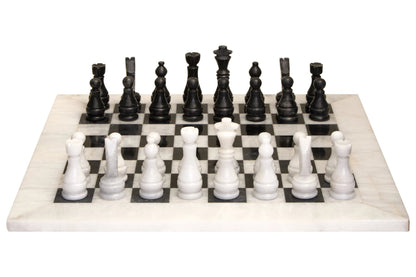 Yolwyn White Black Marble Chess Set image 1