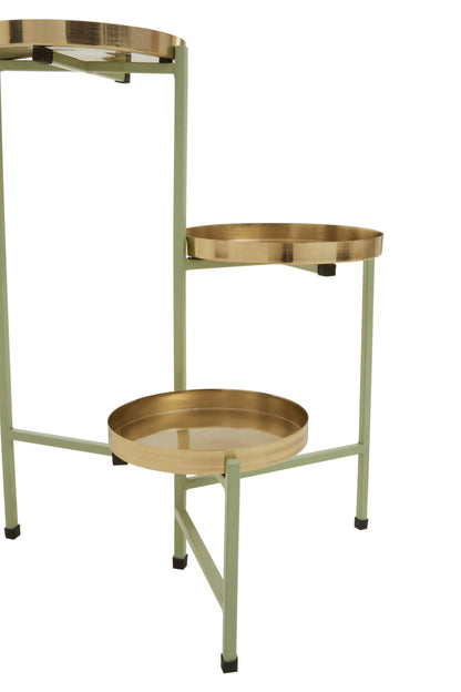 Cascina Green Gold 3-Tier Plant Stand image 14