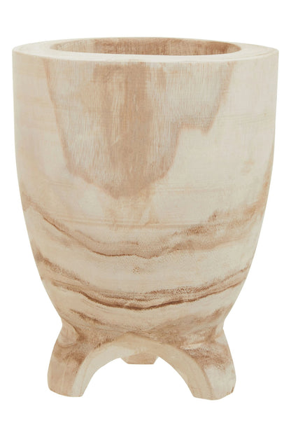 Hitchira Large Natural Wooden Planter image 1