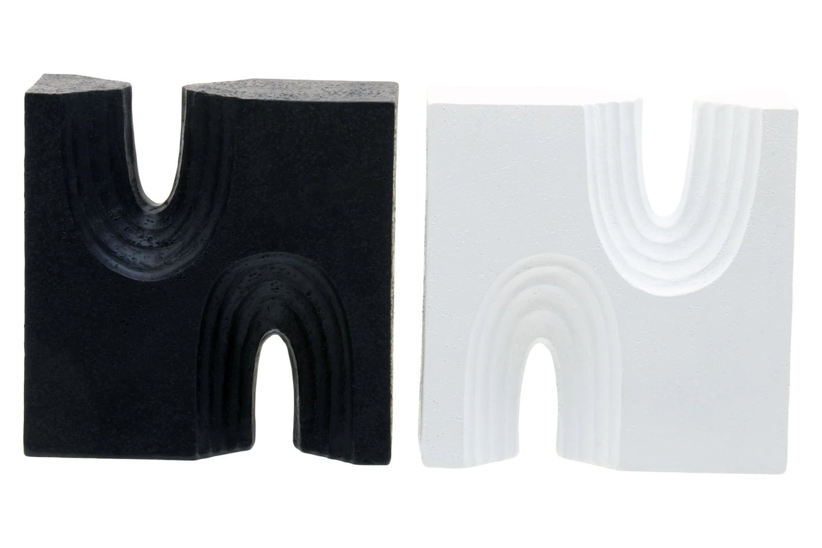 Stord Set Black White Bookends image 4