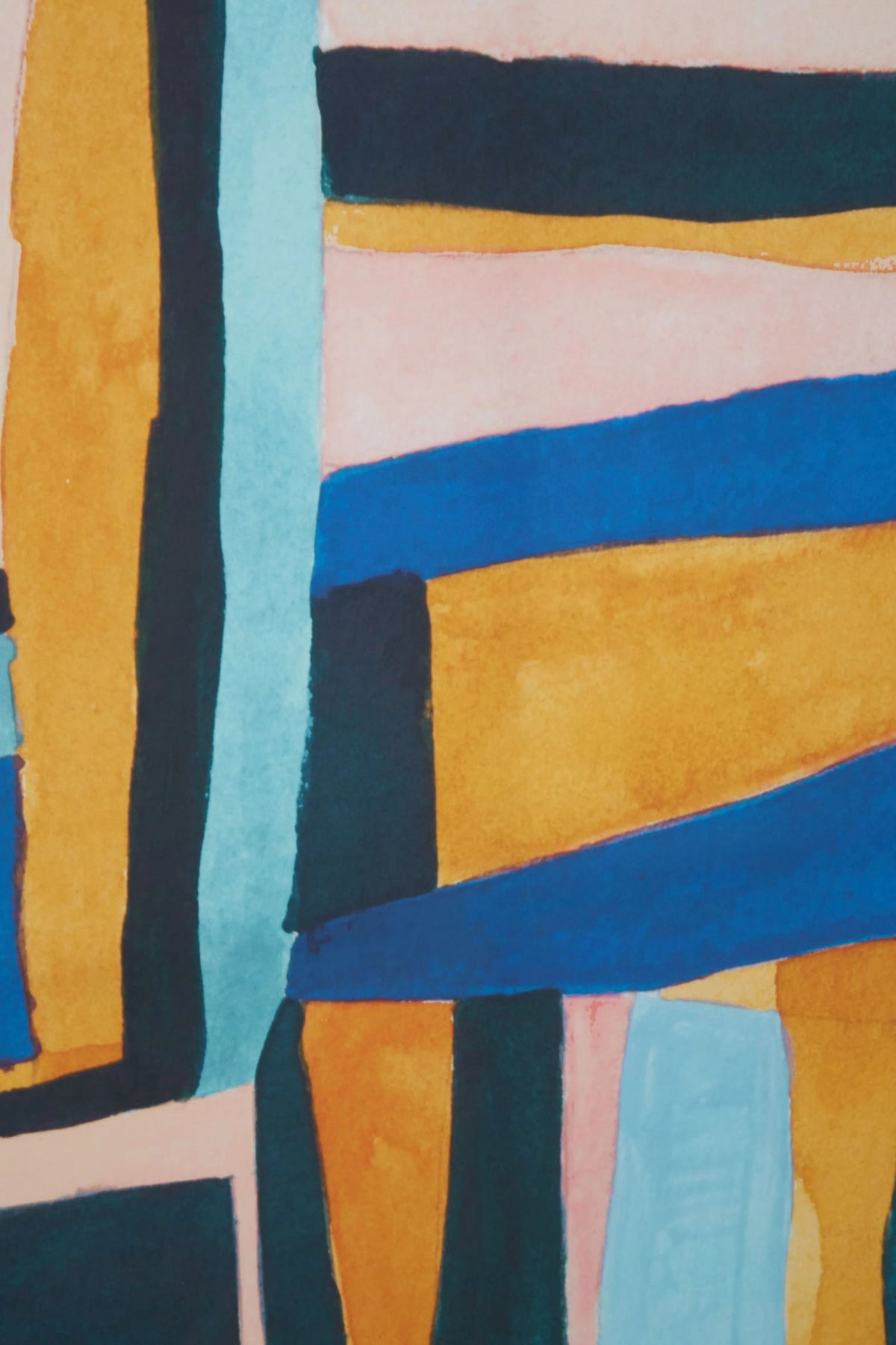 Praiano Multicolour Abstract Painting