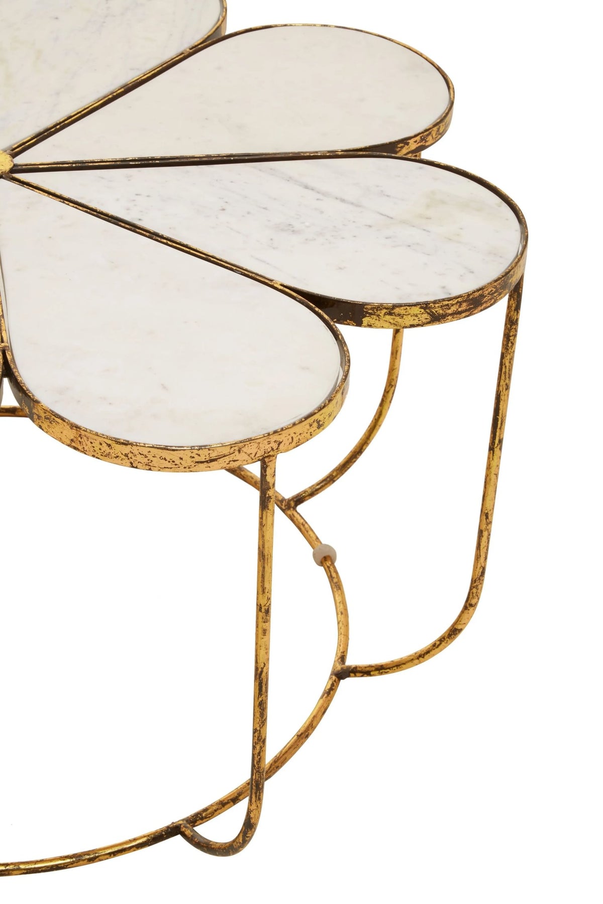 Shorehira Petal Coffee Marble Table image 5