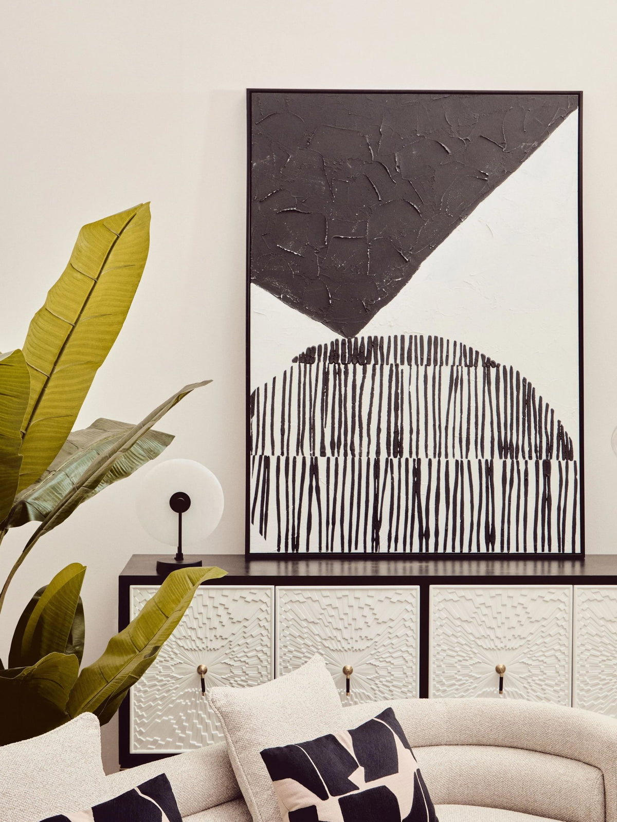 Lerici Black Natural Rectangular Cushion image 12