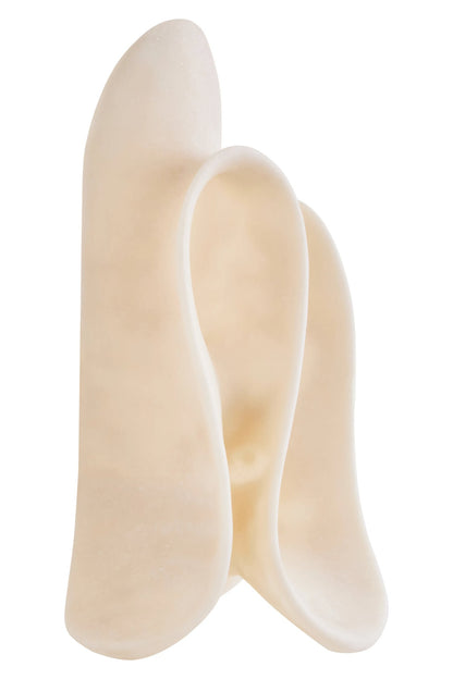 Skipton White Marble Large Loop Sculpture image 2
