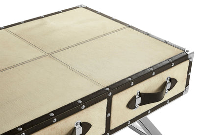Alvar Natural Hair-on Leather Coffee Table image 10