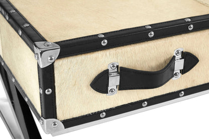 Alvar Natural Hair-on Leather Coffee Table image 9
