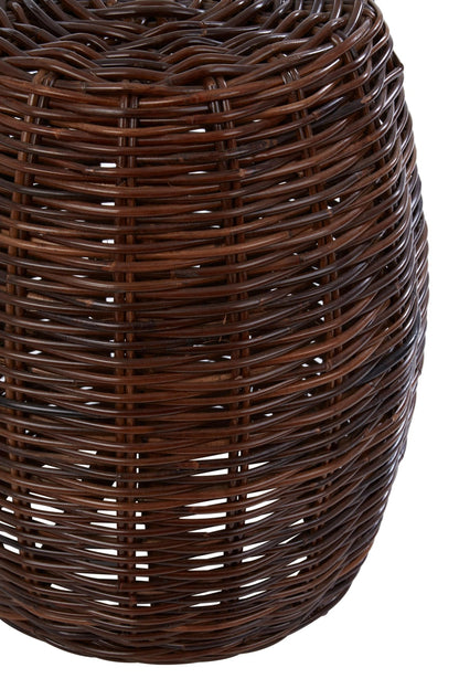 Wolvyn Natural Croco Rattan Stool