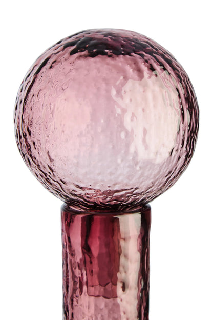 Cottingham Pink Textured Glass Small Bottle image 12