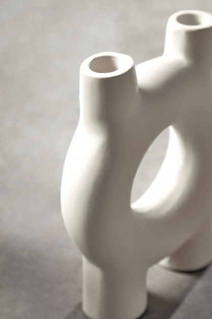 Randvik Small Cream Candle Holder image 5