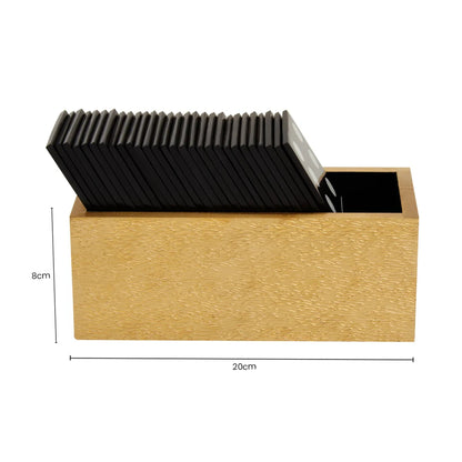 Ludvika Gold Black Dominoes Domino Set image 6