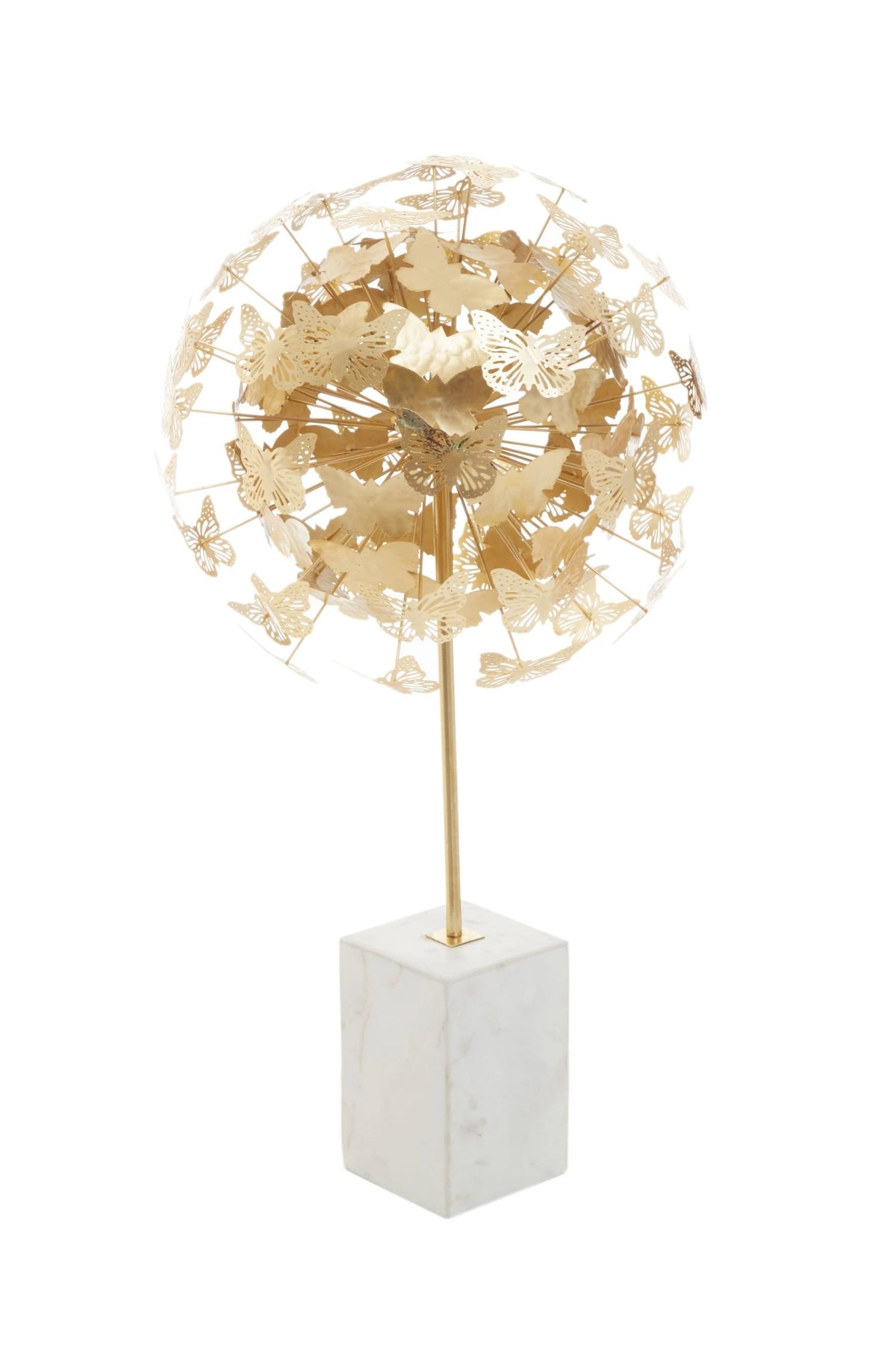 Polegate Gold Butterfly Sculpture